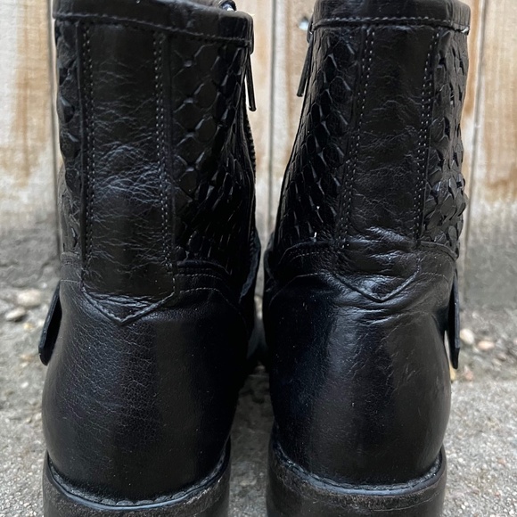 Bed Stu Cobbler - Buckle & Zipper Low Boots - Woven - Picture 5 of 13